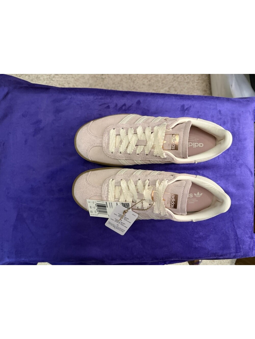Adidas Gazelle Bold Womens Platform Suede Sneakers Brand New NIB Pink - Picture 4 of 10